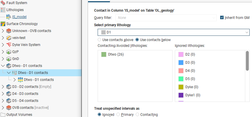 - For An Intrusion , Under The Lithologies Tab, Change The First/second ...